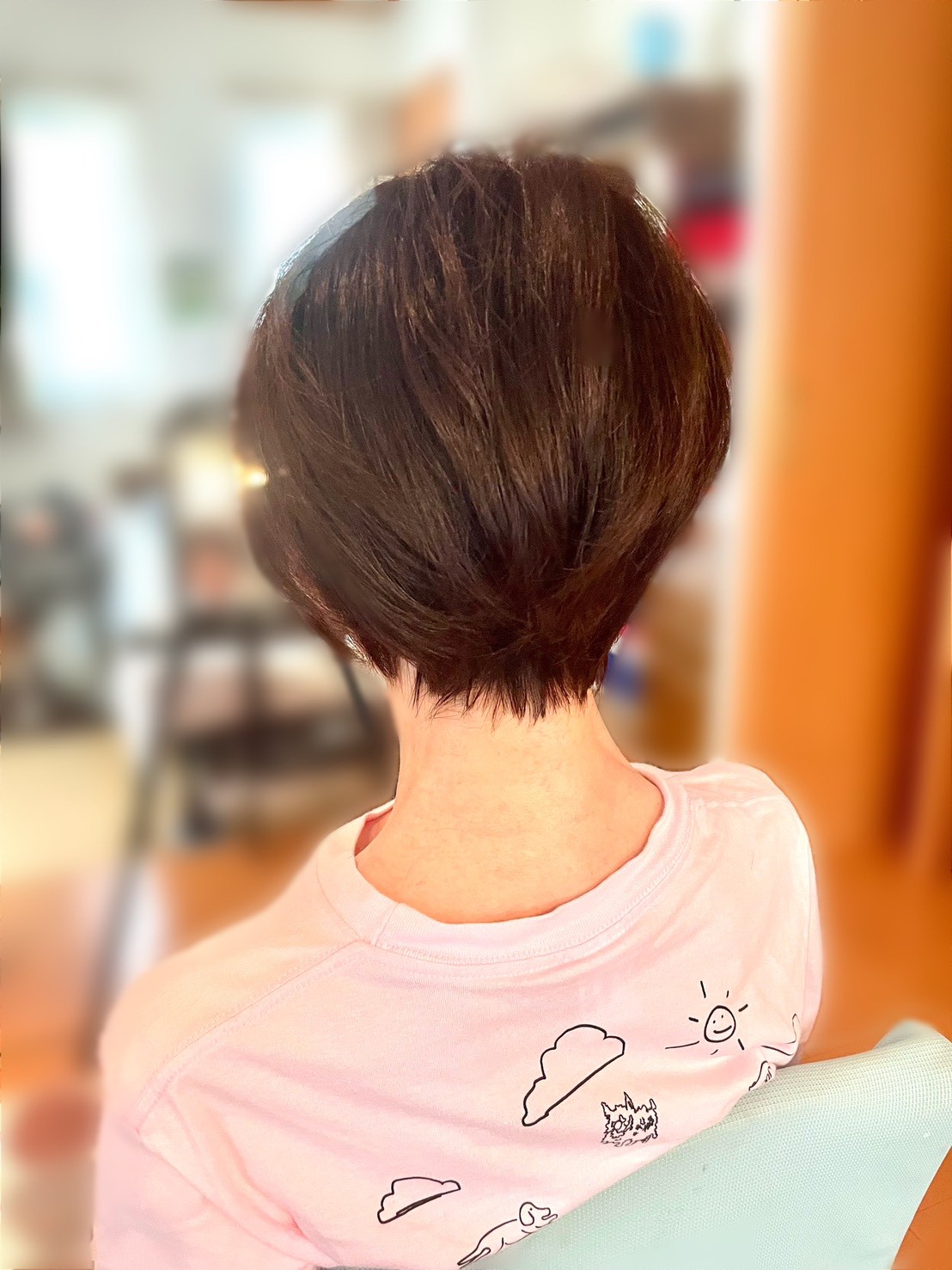 訪問美容 カラー施術例